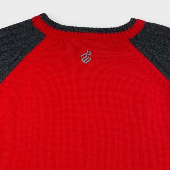 VINTAGE Rocawear Sweater Jacket Mens 3XL Knit Logo Pullover Zip Pockets Hip Hop - Picture 8 of 14